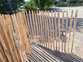 Staketenzaun Eiche