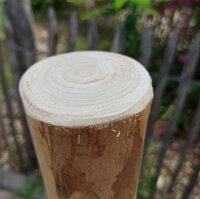 Rundholz Kastanie Höhe 90 cm Durchmesser ca 8cm Ohne Zubehör (ohne Aufpreis)