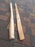 NEU Spaltpfahl Eiche Höhe 170-180cm, Umfang 26/32, mit Spitze