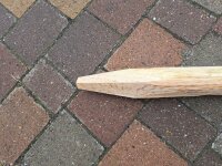 NEU Spaltpfahl Eiche Höhe 170-180cm, Umfang 26/32, mit Spitze