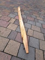 NEU Spaltpfahl Eiche Höhe 170-180cm, Umfang 26/32, mit Spitze