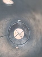 Einschlagbodenhülse rund, extralang, für 80mm Rundholz Einschlagtiefe 60cm