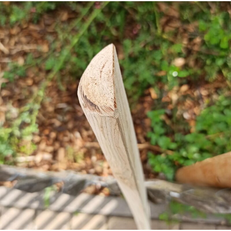 Querriegel 180 cm aus Kastanie - Halbiertes Rundholz, 8,00