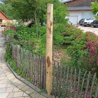 Zaunpfahl Kastanie Höhe 170-180 cm rund, z.B....
