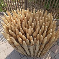 Proline Staketenzaun Kastanie 2-4cm Lattabstand 100cm Höhe 10m Länge