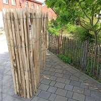 Proline Staketenzaun Kastanie 2-4cm Lattabstand 150cm Höhe 3m Länge