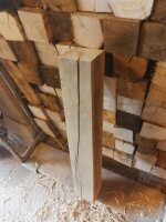 Sonderposten Vierkantpfosten Kastanie, 25 Stück,...