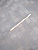 Zaunpfahl Kastanie Höhe 80 cm rund Durchmesser 4-6cm mit Spitze