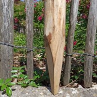 Zaunpfahl Kastanie Höhe 75-80 cm rund zu Zaun Höhe 40 cm Durchmesser ca 5-7cm mit Spitze