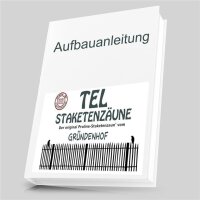 Proline Staketenzaun Kastanie 4-6cm Lattabstand 80cm Höhe 7m Länge