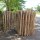 Proline Staketenzaun Kastanie 4-6cm Lattabstand 80cm Höhe 7m Länge