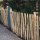 Proline Staketenzaun Kastanie 4-6cm Lattabstand 100cm Höhe 4m Länge