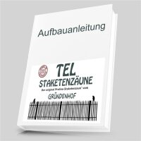 Proline Staketenzaun Kastanie 4-6cm Lattabstand 100cm Höhe 9m Länge