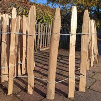 Proline Staketenzaun Kastanie 8-10cm Lattabstand 50cm...