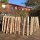Proline Staketenzaun Kastanie 8-10cm Lattabstand 50cm Höhe 2m Länge
