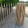 Proline Staketenzaun aus Edelkastanie und Eiche Kastanie 8-10cm Lattabstand 120cm Höhe 10m