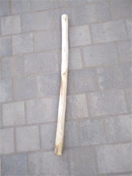 Zaunpfahl Kastanie Höhe 100 cm rund Durchmesser 4-6cm ohne Spitze