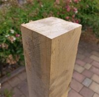 Vierkantpfosten Kastanie 150cm 8x8