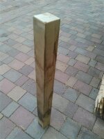 Vierkantpfosten Kastanie 150cm 8x8