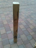 Vierkantpfosten Kastanie 150cm 8x8