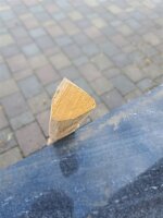 Pfosten aus Eiche Spaltpfahl 100cm lang 5-7cm Ø