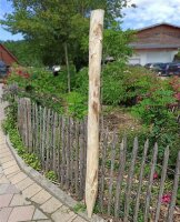 Pfosten aus Kastanie Einschlagpfosten rund 150cm lang...
