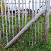 Pfosten aus Kastanie Einschlagpfosten rund 200cm lang 8-10cm Ø