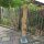 Pfosten aus Kastanie Rundholz 130cm lang 8cm Ø
