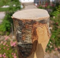 Pfosten aus Kastanie Rundholz 200cm lang 8cm Ø